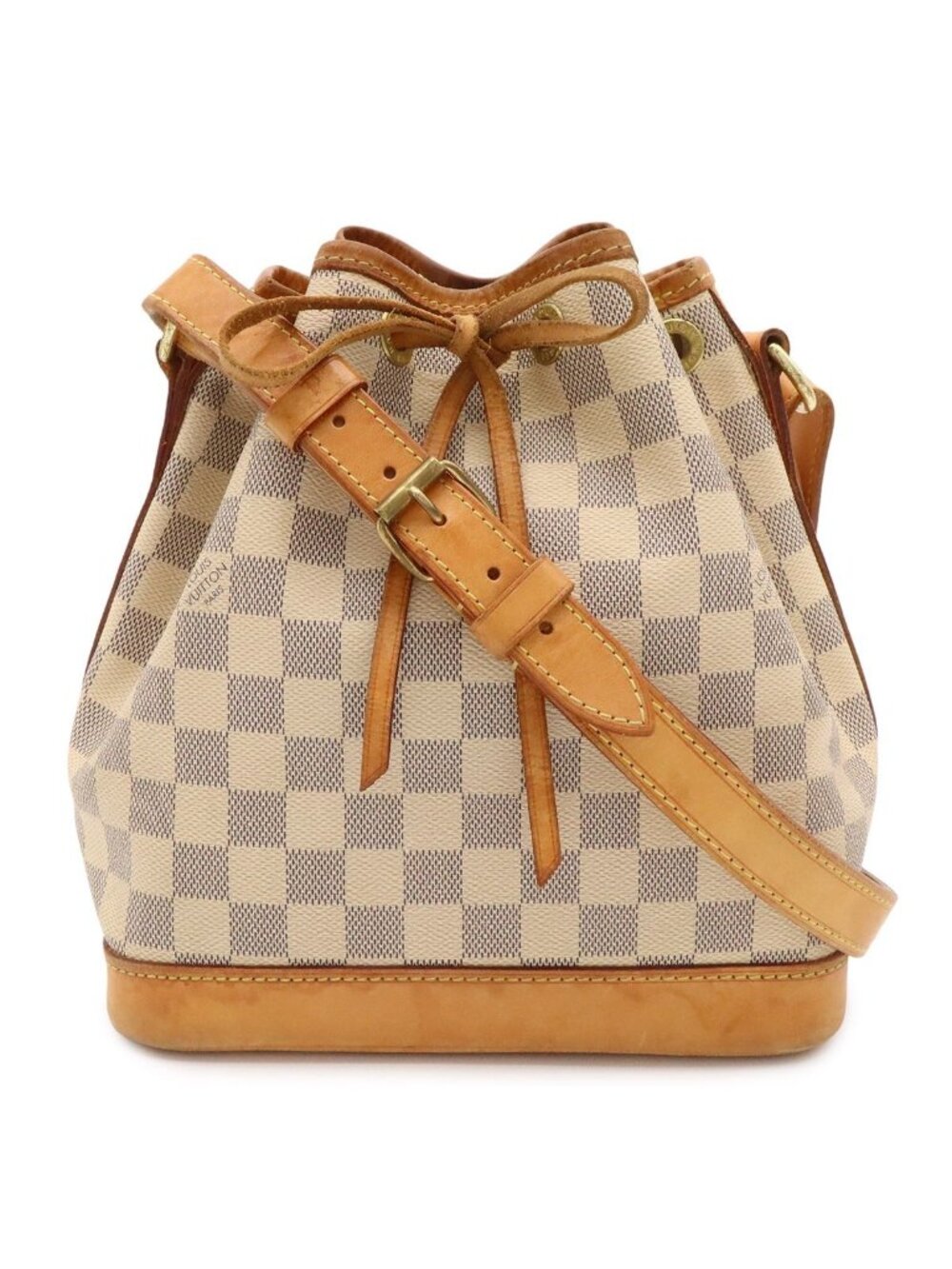 Louis Vuitton Damier Azur Noe BB Mini Shoulder Bag Crossbody Drawstring